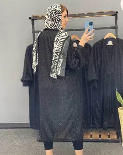 مانتو مزونی ریش دار کد : 17412 - فروشگاه اینترنتی رزا بوتیک