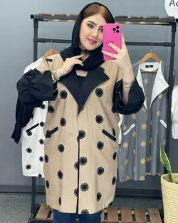 مانتو کتی طلاکوب کد : 15583 - فروشگاه اینترنتی رزا بوتیک