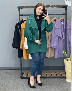 مانتو کتی 2 یقه کد : 15358 - فروشگاه اینترنتی رزا بوتیک