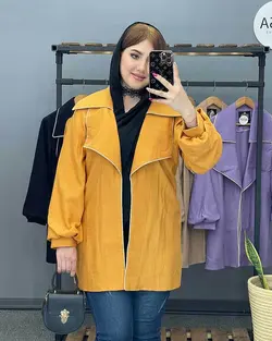 مانتو کتی 2 یقه کد : 15358 - فروشگاه اینترنتی رزا بوتیک