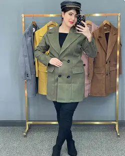 پالتو سوییت کتی 4 دکمه کد : 11588 - فروشگاه اینترنتی رزا بوتیک