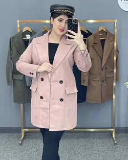 پالتو سوییت کتی 4 دکمه کد : 11588 - فروشگاه اینترنتی رزا بوتیک