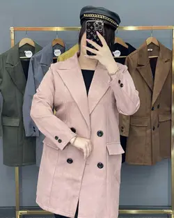 پالتو سوییت کتی 4 دکمه کد : 11588 - فروشگاه اینترنتی رزا بوتیک