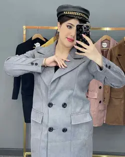 پالتو سوییت کتی 4 دکمه کد : 11588 - فروشگاه اینترنتی رزا بوتیک