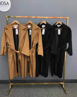 پالتو فوتر آستردار بلند کد : 11416 - فروشگاه اینترنتی رزا بوتیک