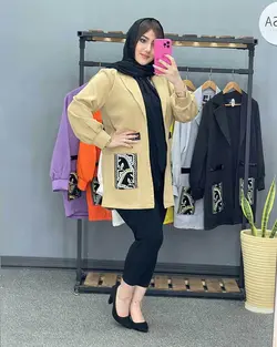 مانتو کتی سنتی کد : 13935 - فروشگاه اینترنتی رزا بوتیک