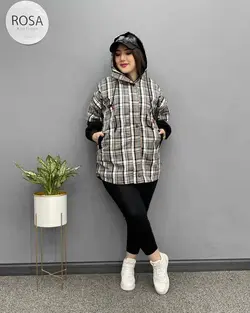 کاپشن 4 خونه کمرگت کد : 11844 - فروشگاه اینترنتی رزا بوتیک