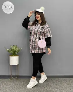 کاپشن 4 خونه کمرگت کد : 11844 - فروشگاه اینترنتی رزا بوتیک