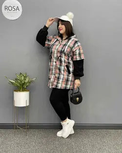 کاپشن 4 خونه کمرگت کد : 11844 - فروشگاه اینترنتی رزا بوتیک