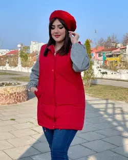 کاپشن آستین دورس کد : 11948 - فروشگاه اینترنتی رزا بوتیک