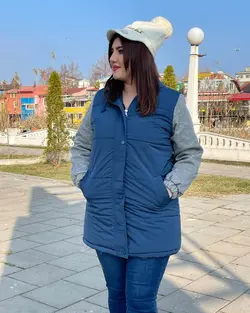 کاپشن آستین دورس کد : 11948 - فروشگاه اینترنتی رزا بوتیک