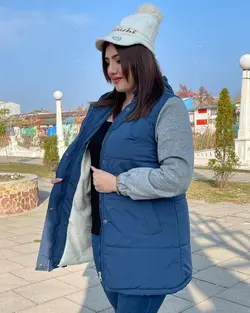 کاپشن آستین دورس کد : 11948 - فروشگاه اینترنتی رزا بوتیک