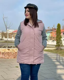 کاپشن آستین دورس کد : 11948 - فروشگاه اینترنتی رزا بوتیک