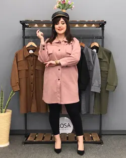 پالتو سوئیت دو جیب کد : ۸۴۳۹ - فروشگاه اینترنتی رزا بوتیک