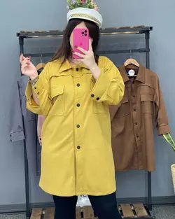 پالتو سوئیت دو جیب کد : ۸۴۳۹ - فروشگاه اینترنتی رزا بوتیک