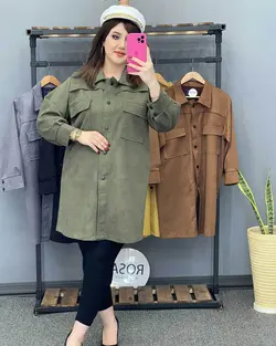 پالتو سوئیت دو جیب کد : ۸۴۳۹ - فروشگاه اینترنتی رزا بوتیک