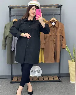 پالتو سوئیت دو جیب کد : ۸۴۳۹ - فروشگاه اینترنتی رزا بوتیک