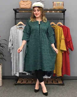 مانتو آنغوره بلند کد : ۸۲۸۷ - فروشگاه اینترنتی رزا بوتیک