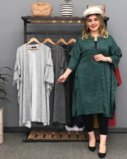 مانتو آنغوره بلند کد : ۸۲۸۷ - فروشگاه اینترنتی رزا بوتیک