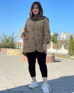 سویشرت مخمل ستاره ای کد: ۸۸۷۶ - فروشگاه اینترنتی رزا بوتیک