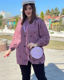 سویشرت مخمل ستاره ای کد: ۸۸۷۶ - فروشگاه اینترنتی رزا بوتیک