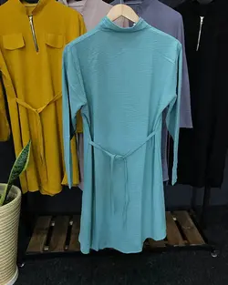 مانتو ابروبادی یقه زیپ دار کد : ۳۸۸۷ - فروشگاه اینترنتی رزا بوتیک