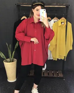 مانتو پانچ حریر دکمه دار کد : ۲۵۳۲ - فروشگاه اینترنتی رزا بوتیک