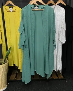 مانتو ابروبادی طرح دار کد : ۴۶۷۳ - فروشگاه اینترنتی رزا بوتیک