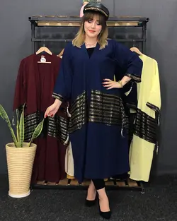 مانتو عبایی قواره دار کد : ۴۵۳۰ - فروشگاه اینترنتی رزا بوتیک