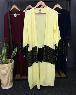 مانتو عبایی قواره دار کد : ۴۵۳۰ - فروشگاه اینترنتی رزا بوتیک