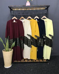 مانتو عبایی قواره دار کد : ۴۵۳۰ - فروشگاه اینترنتی رزا بوتیک