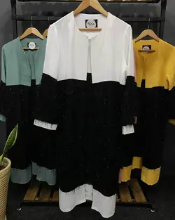 مانتو پایین ریش کد:۲۱۲۶ - فروشگاه اینترنتی رزا بوتیک