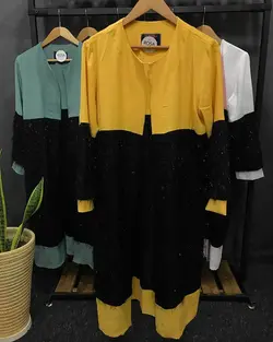 مانتو پایین ریش کد:۲۱۲۶ - فروشگاه اینترنتی رزا بوتیک