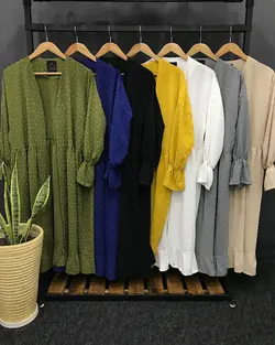 مانتو مزونی خالدار عروسکی کد:۲۷۶ - فروشگاه اینترنتی رزا بوتیک