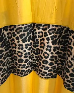 مانتو عبایی پلنگی کد : 1730 - فروشگاه اینترنتی رزا بوتیک