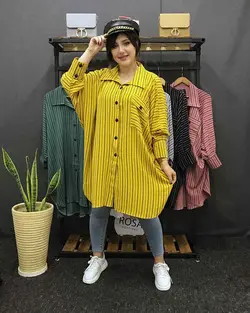 مانتو پانچ تک جیب کد:۹۷۷ - فروشگاه اینترنتی رزا بوتیک