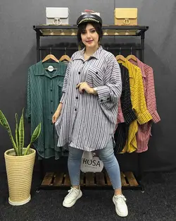 مانتو پانچ تک جیب کد:۹۷۷ - فروشگاه اینترنتی رزا بوتیک