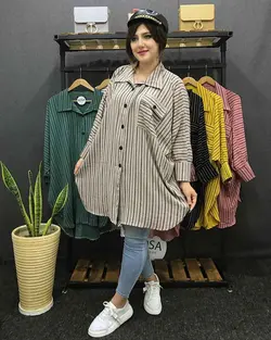 مانتو پانچ تک جیب کد:۹۷۷ - فروشگاه اینترنتی رزا بوتیک