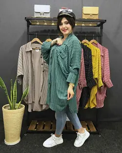 مانتو پانچ تک جیب کد:۹۷۷ - فروشگاه اینترنتی رزا بوتیک