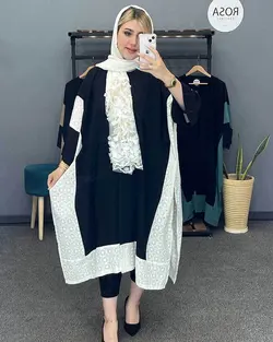 پانچ خفاشی سوزن دوزی کد : 21862 - فروشگاه اینترنتی رزا بوتیک