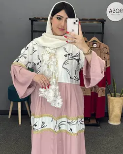 مانتو ترکیبی بابوس کد : 23009 - فروشگاه اینترنتی رزا بوتیک