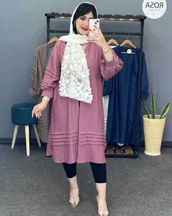 مانتو بابوس بلند کد : 23202 - فروشگاه اینترنتی رزا بوتیک