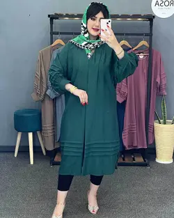 مانتو بابوس بلند کد : 23202 - فروشگاه اینترنتی رزا بوتیک