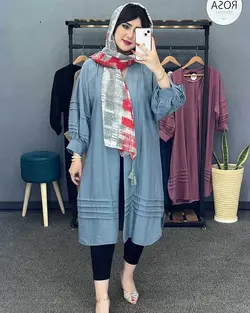 مانتو بابوس بلند کد : 23202 - فروشگاه اینترنتی رزا بوتیک