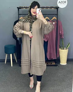 مانتو بابوس بلند کد : 23202 - فروشگاه اینترنتی رزا بوتیک