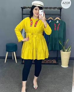 مانتو بابوس دامنی کد : 23494 - فروشگاه اینترنتی رزا بوتیک