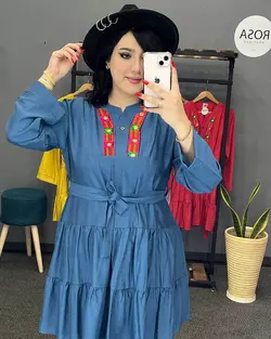 مانتو بابوس دامنی کد : 23494 - فروشگاه اینترنتی رزا بوتیک