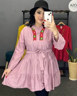 مانتو بابوس دامنی کد : 23494 - فروشگاه اینترنتی رزا بوتیک