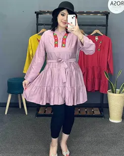 مانتو بابوس دامنی کد : 23494 - فروشگاه اینترنتی رزا بوتیک