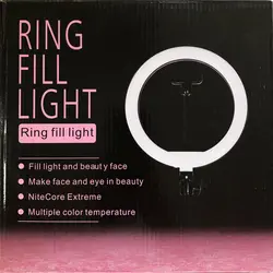 رینگ لایت حرفه ای RING FILL LIGHT مدل QX-260